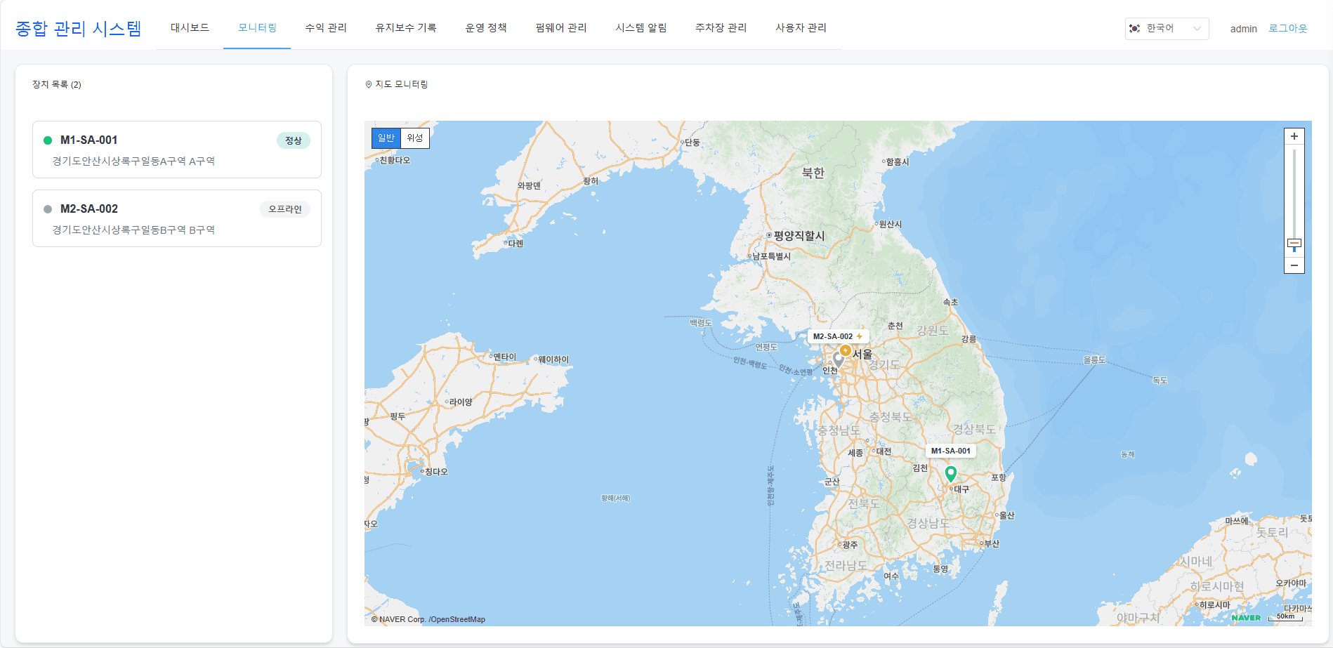 통합 제어 시스템